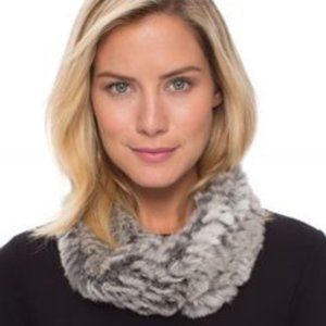 J. McLaughlin rabbit fur neck warmer